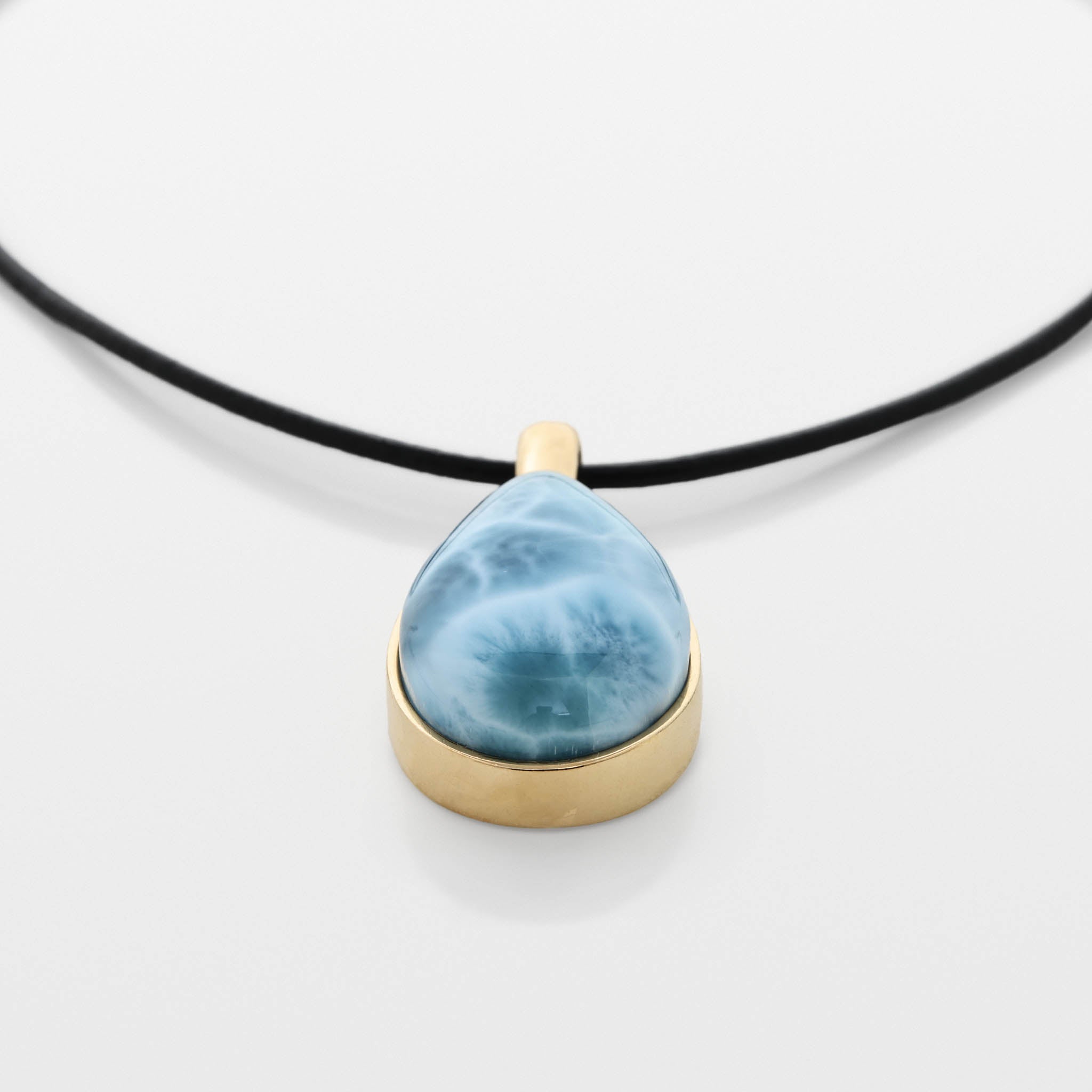 Larimar Gold Vermeil Pendant Baylor