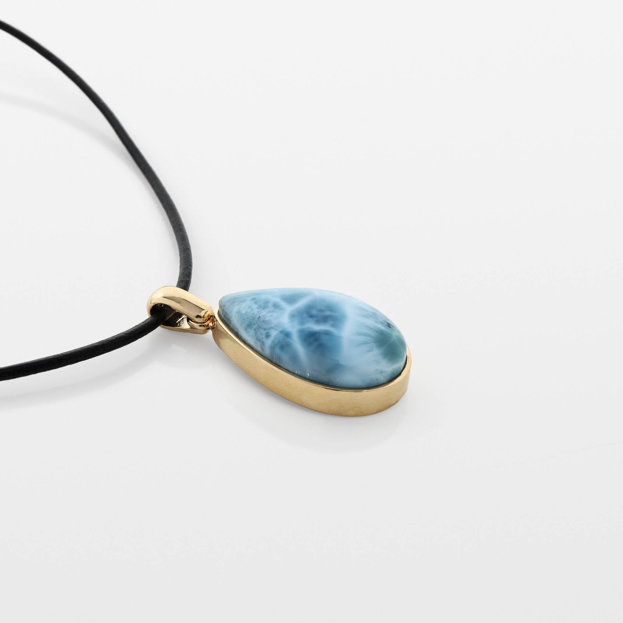 Larimar Gold Vermeil Pendant Baylor