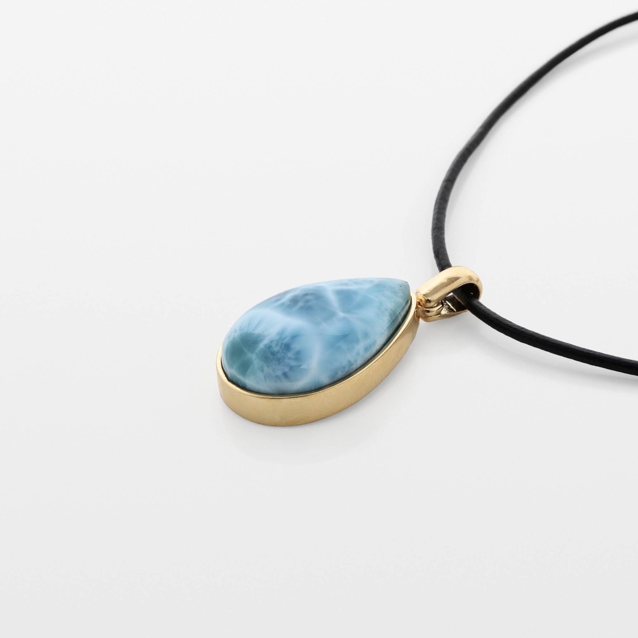 Larimar Gold Vermeil Pendant Baylor