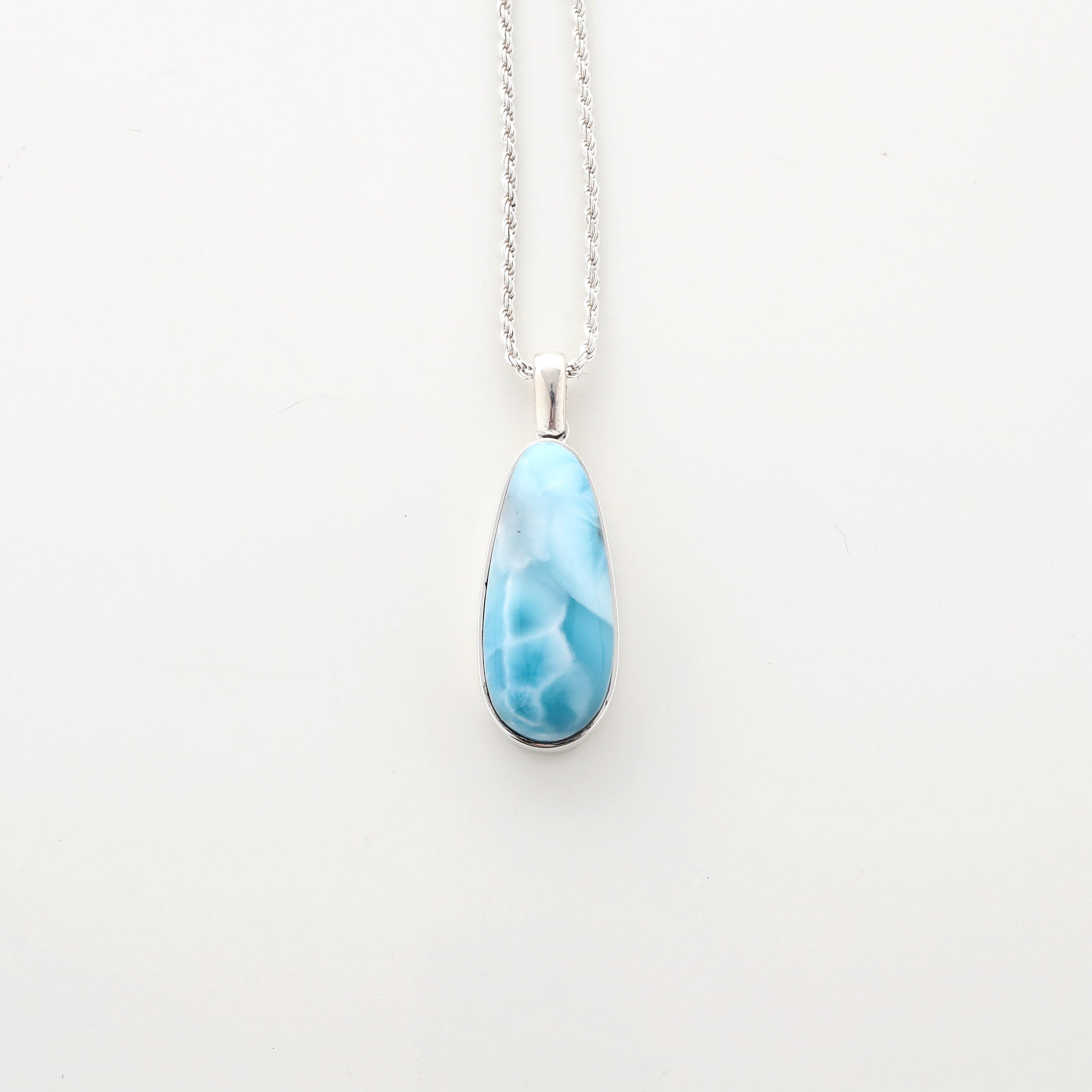 Larimar Stone Pendant Alexa