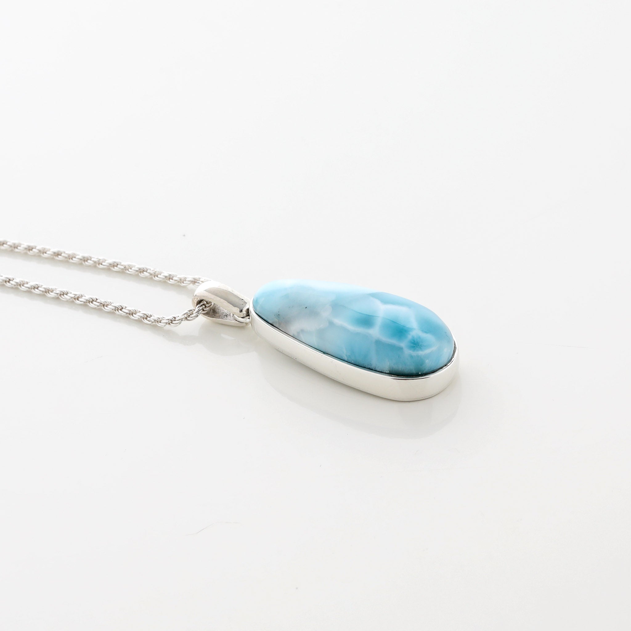 Larimar Stone Pendant Alexa