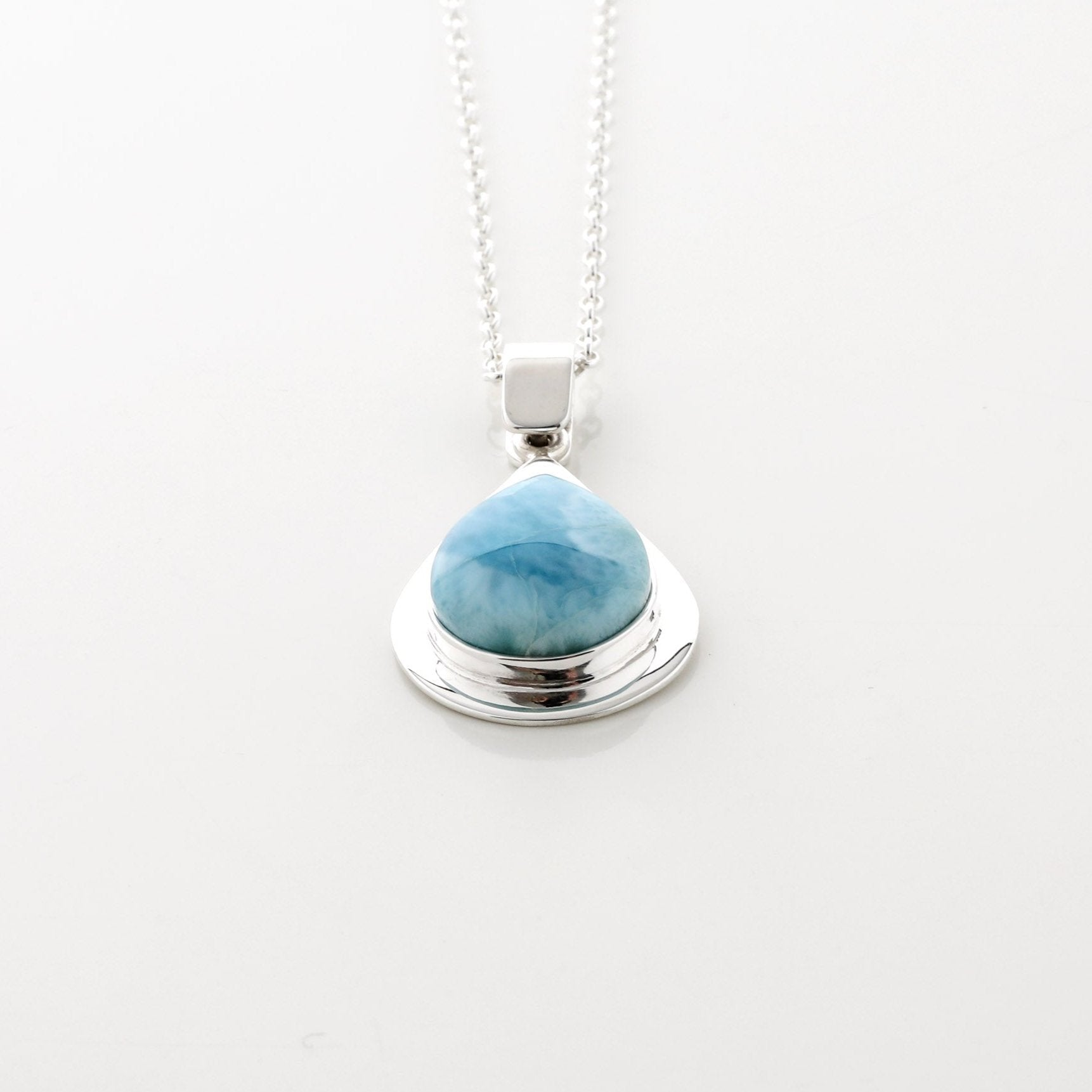 Larimar Stone Pendant Ariana