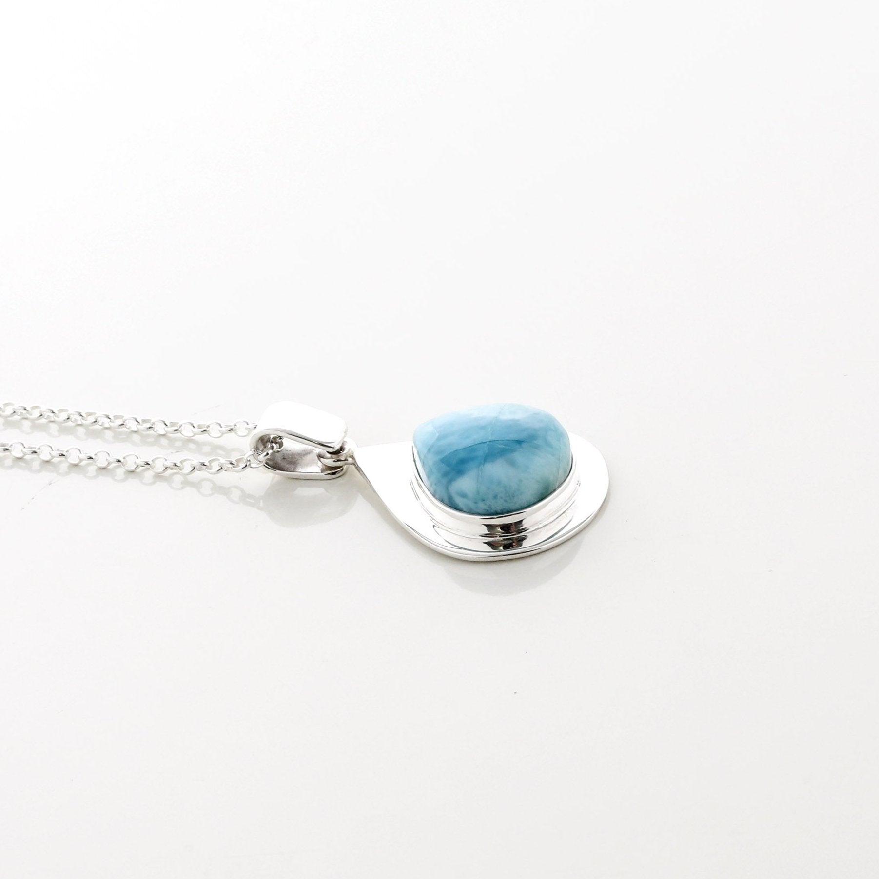 Larimar Stone Pendant Ariana