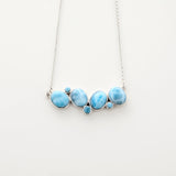 Larimar Multistone Necklace Athena