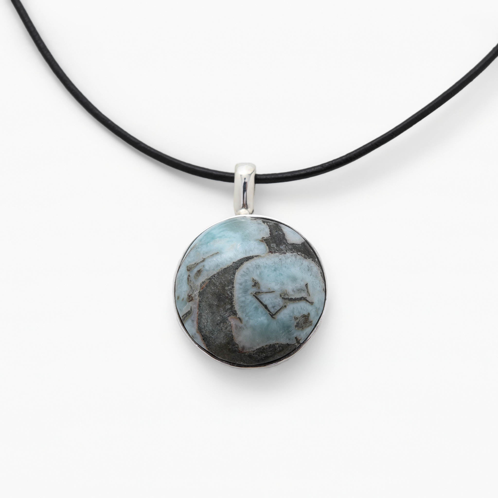 Larimar Specimen Pendant Belen