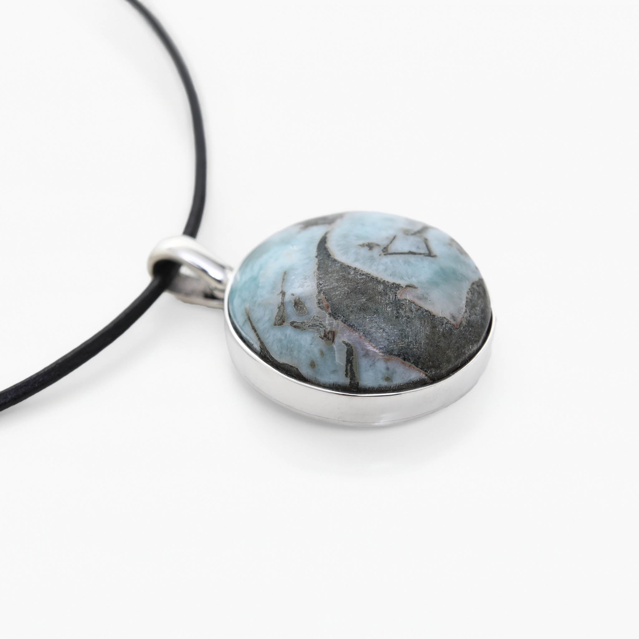 Larimar Specimen Pendant Belen