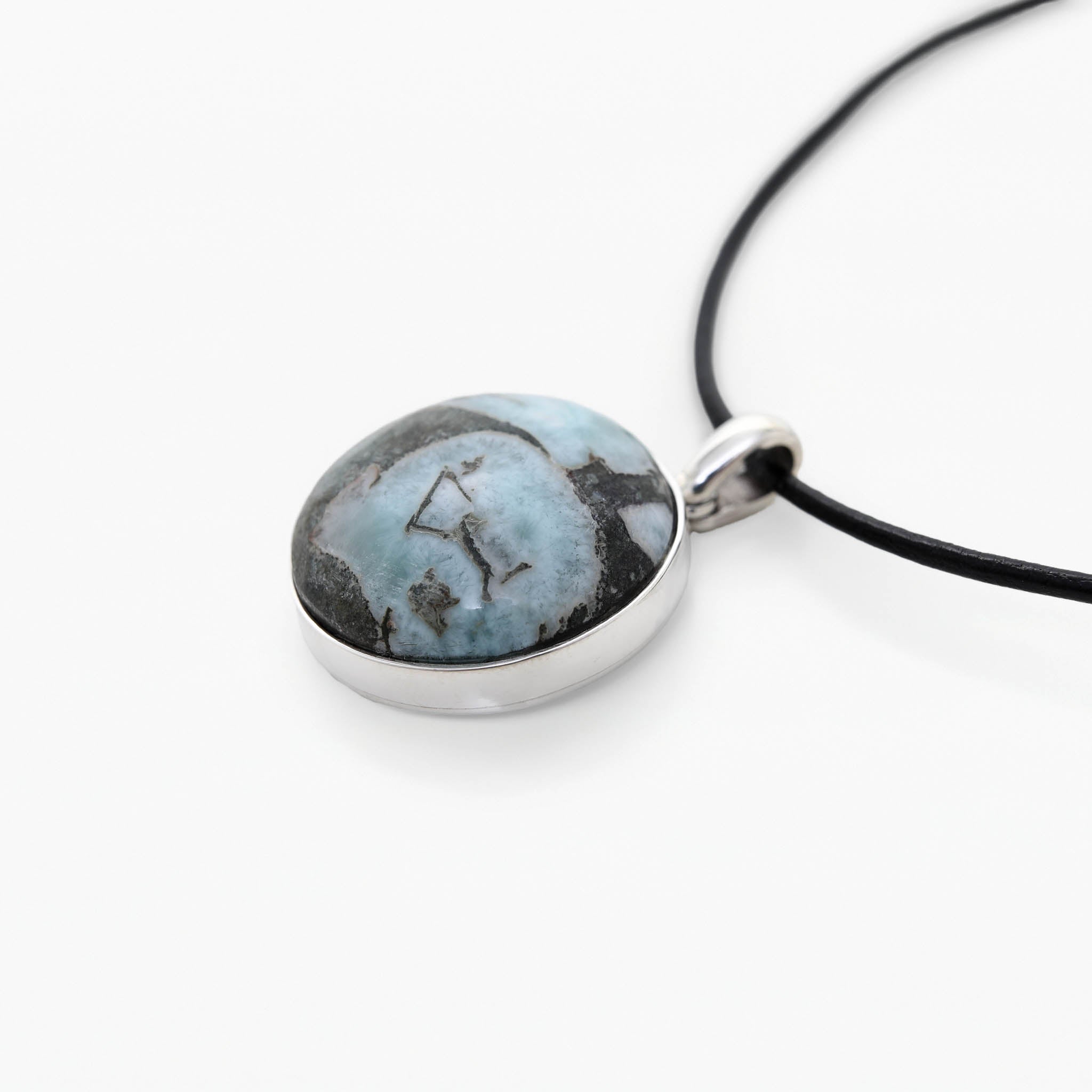 Larimar Specimen Pendant Belen