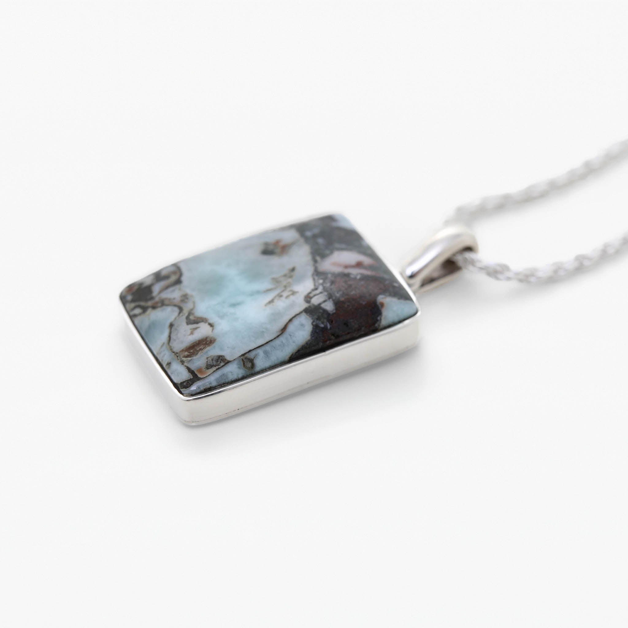 Larimar Specimen Pendant Bella