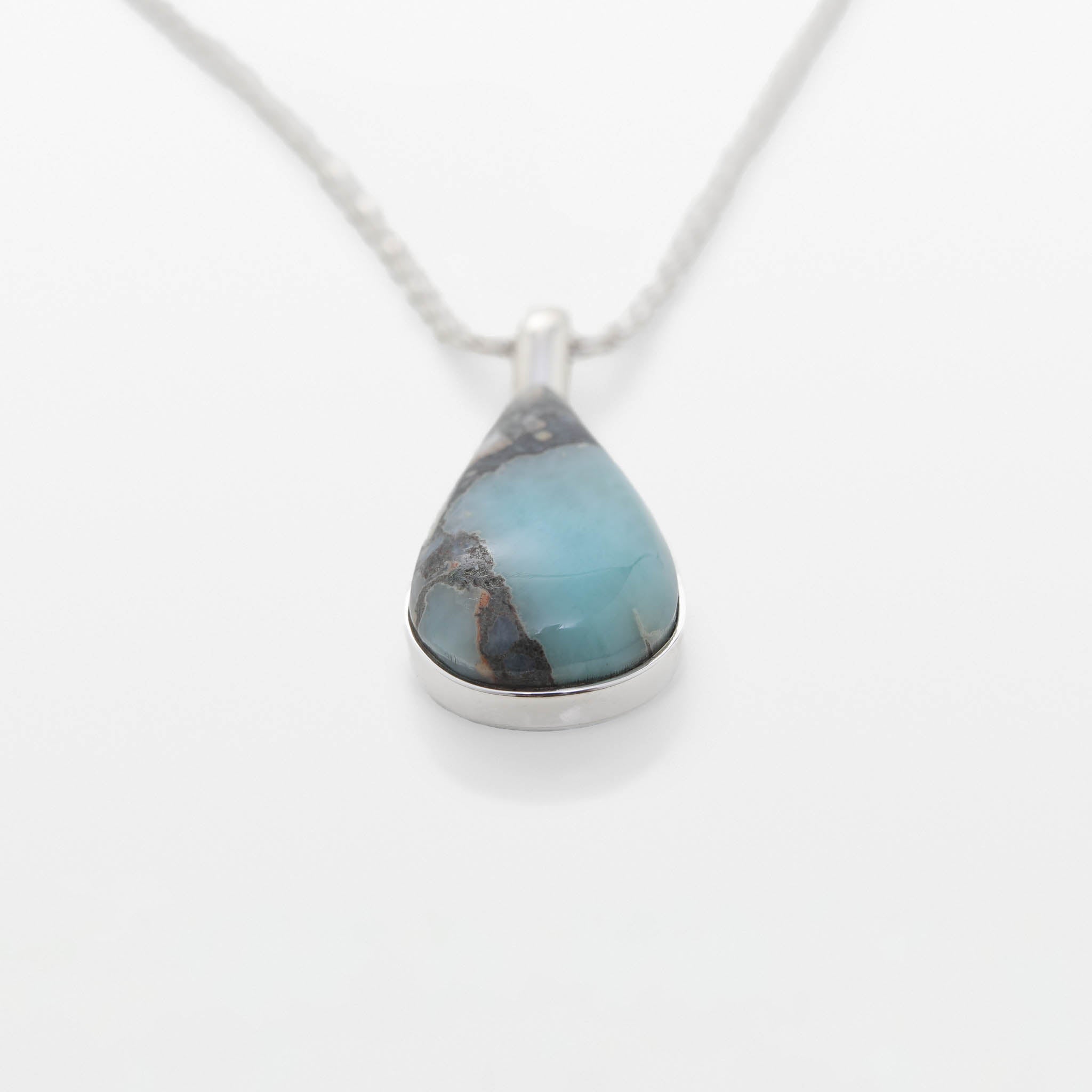 Larimar Specimen Pendant Beth