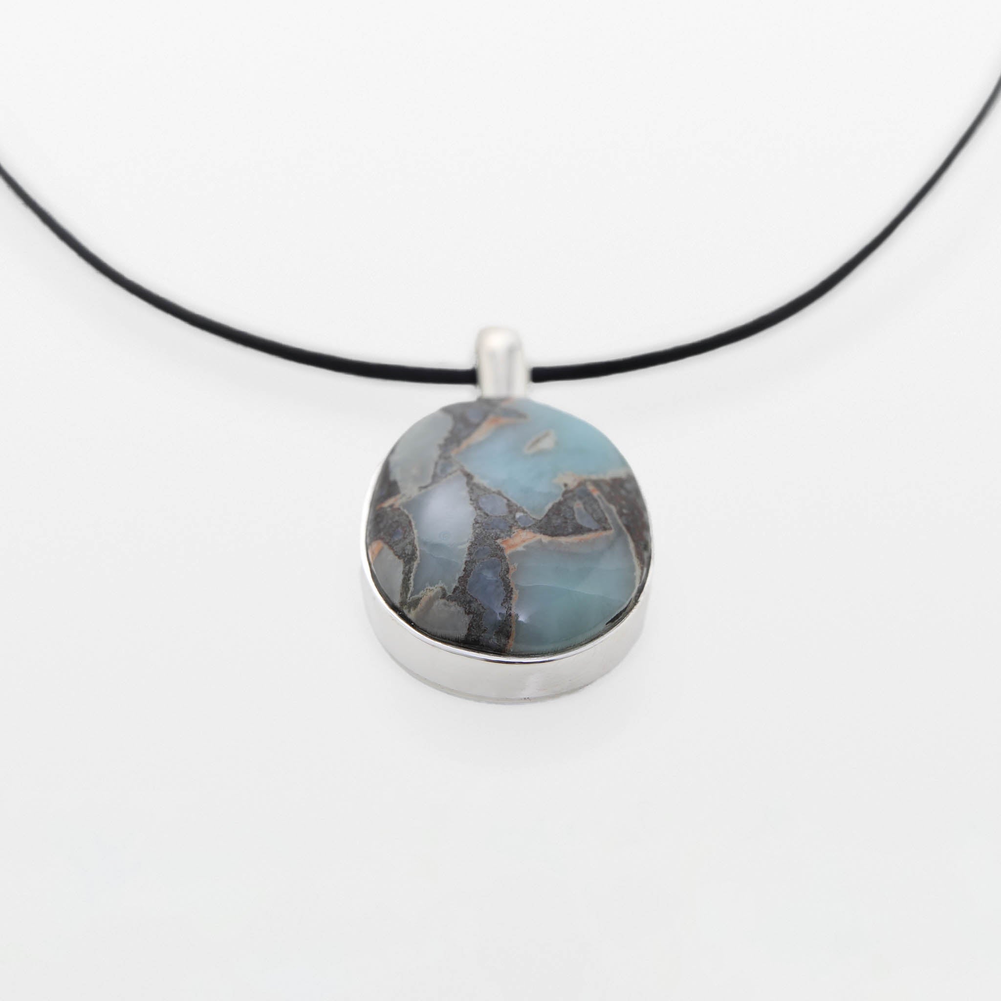 Larimar Specimen Pendant Billie