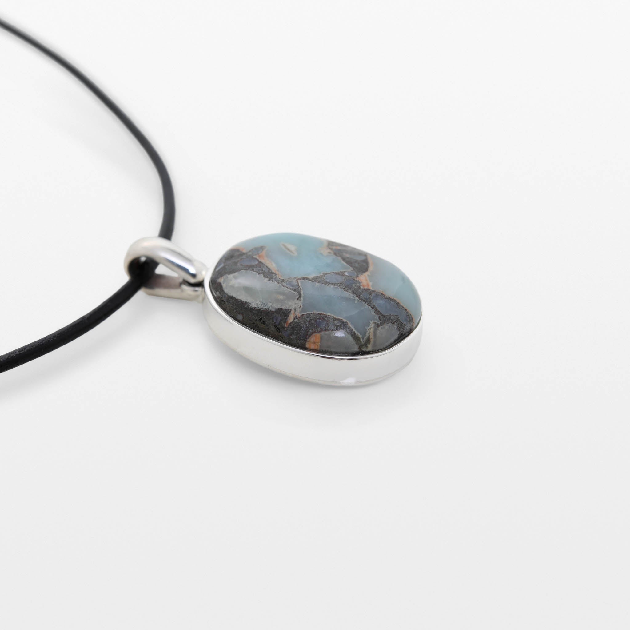 Larimar Specimen Pendant Billie