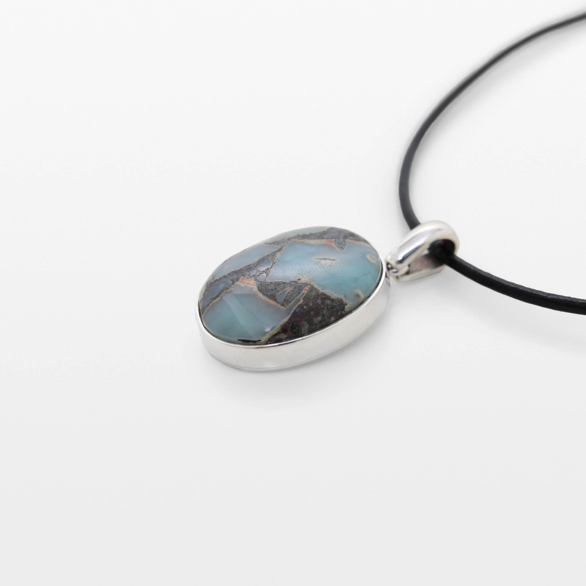 Larimar Specimen Pendant Billie