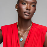 Larimar Gold Vermeil Pendant Blair