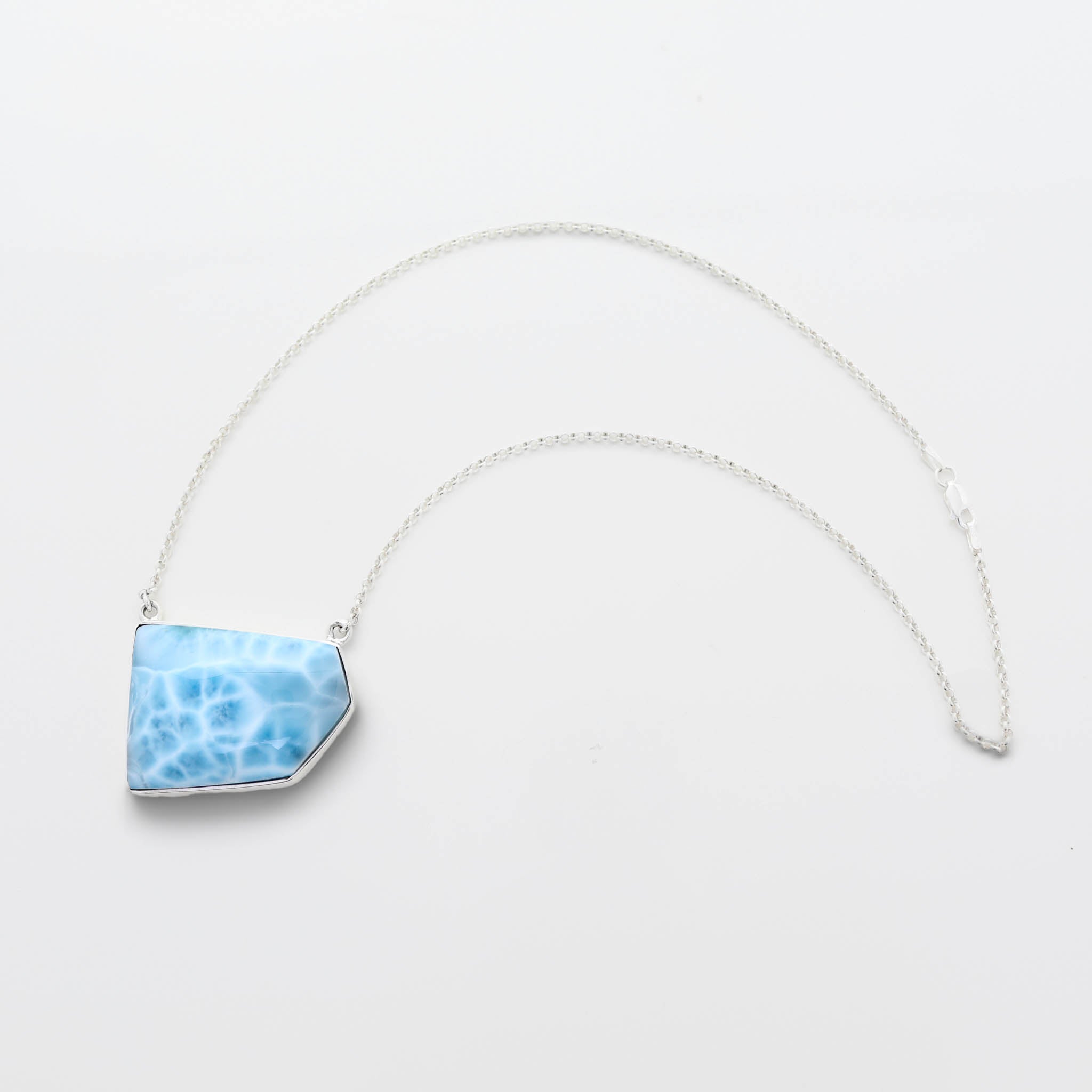 Larimar Necklace Blossom
