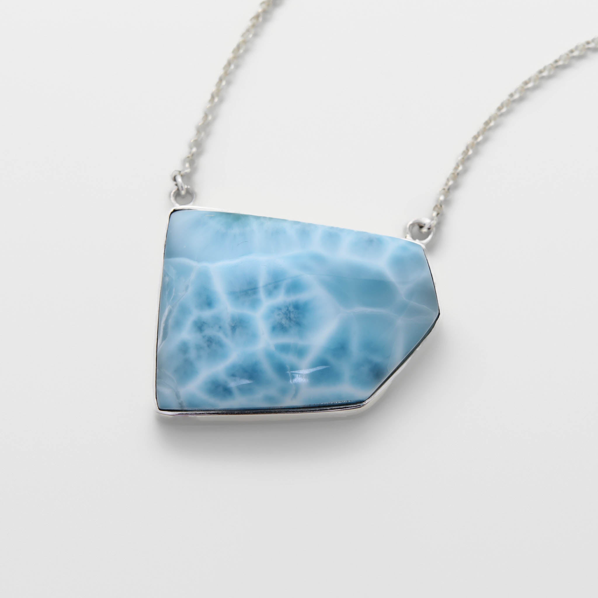 Larimar Necklace Blossom
