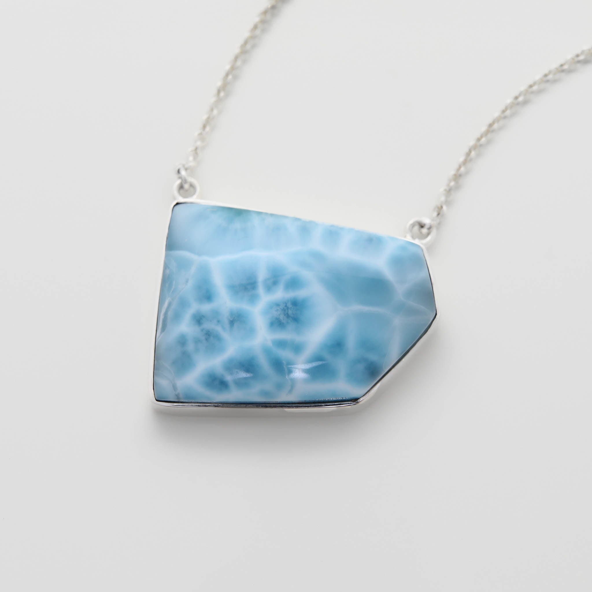 Larimar Necklace Blossom
