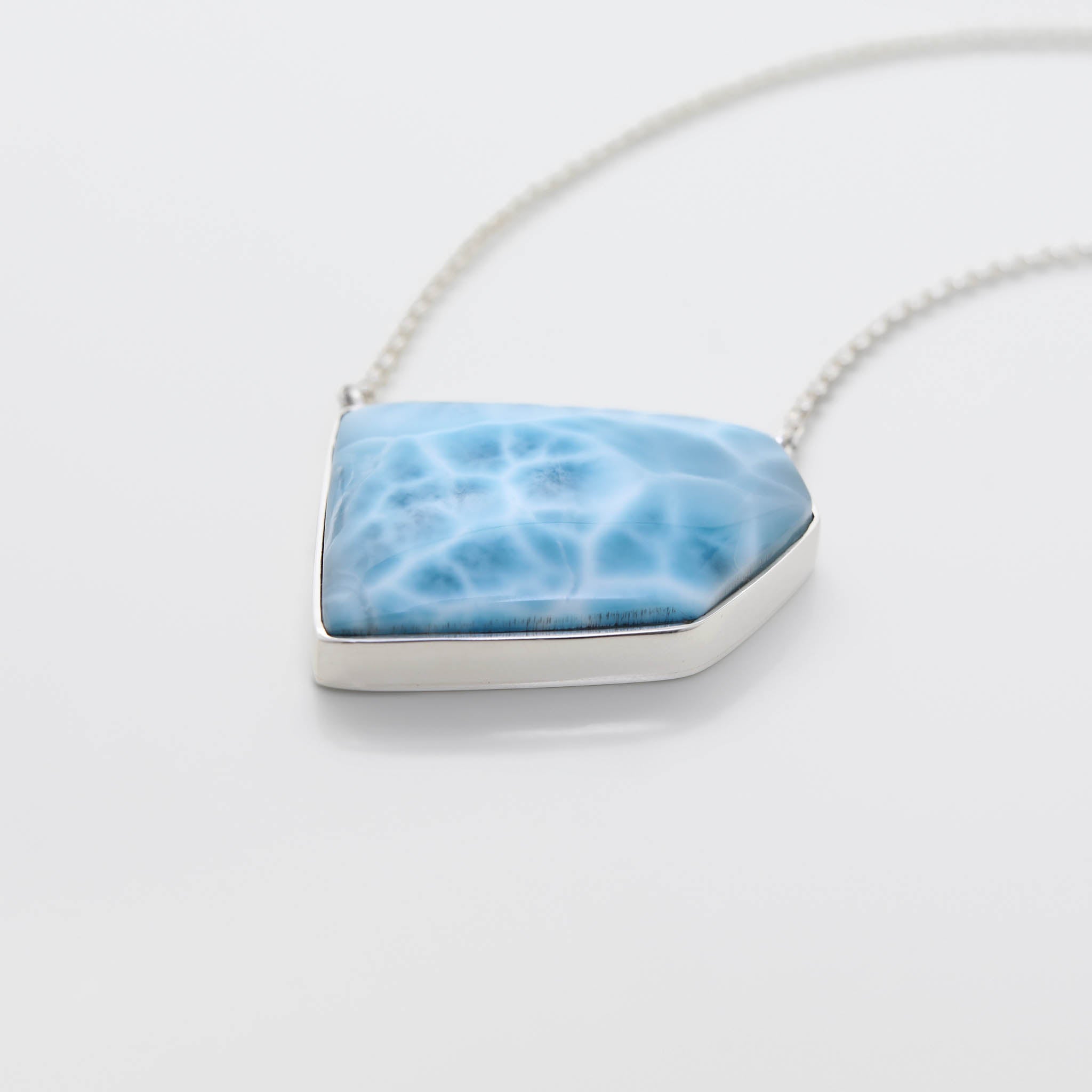 Larimar Necklace Blossom