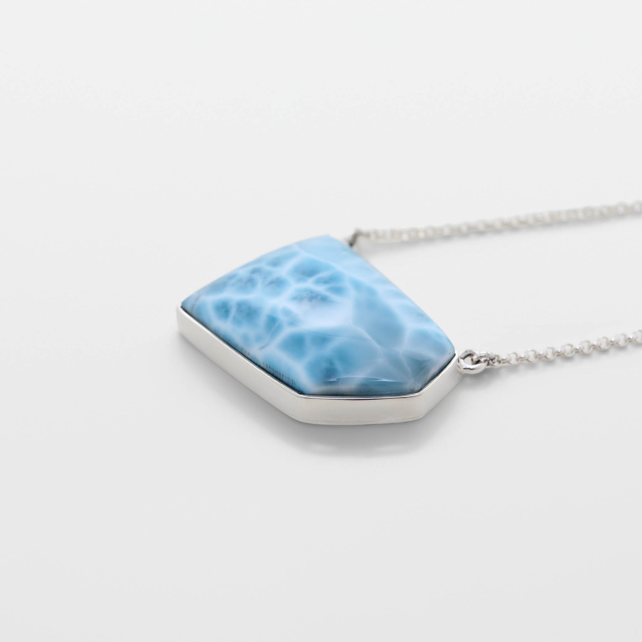 Larimar Necklace Blossom