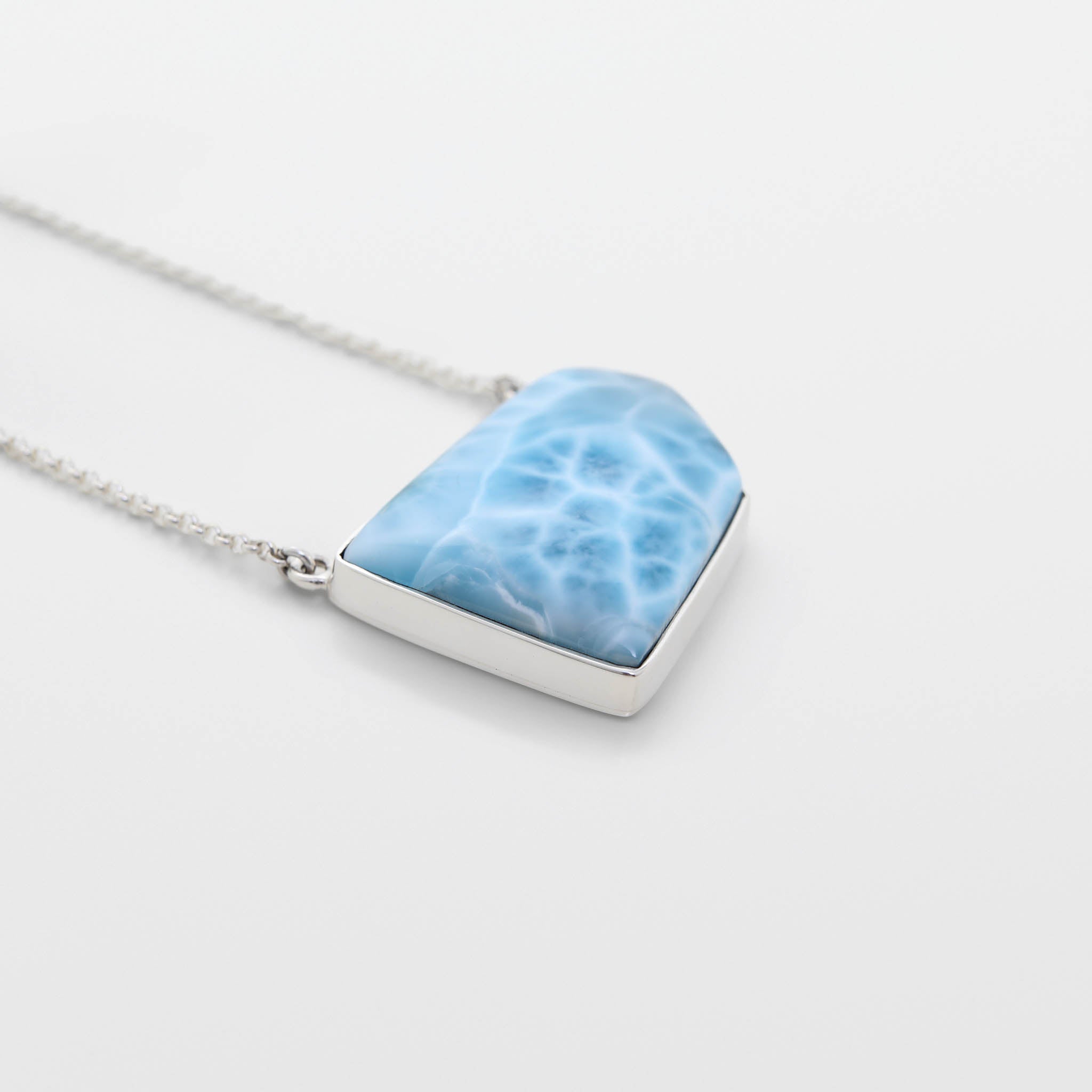 Larimar Necklace Blossom