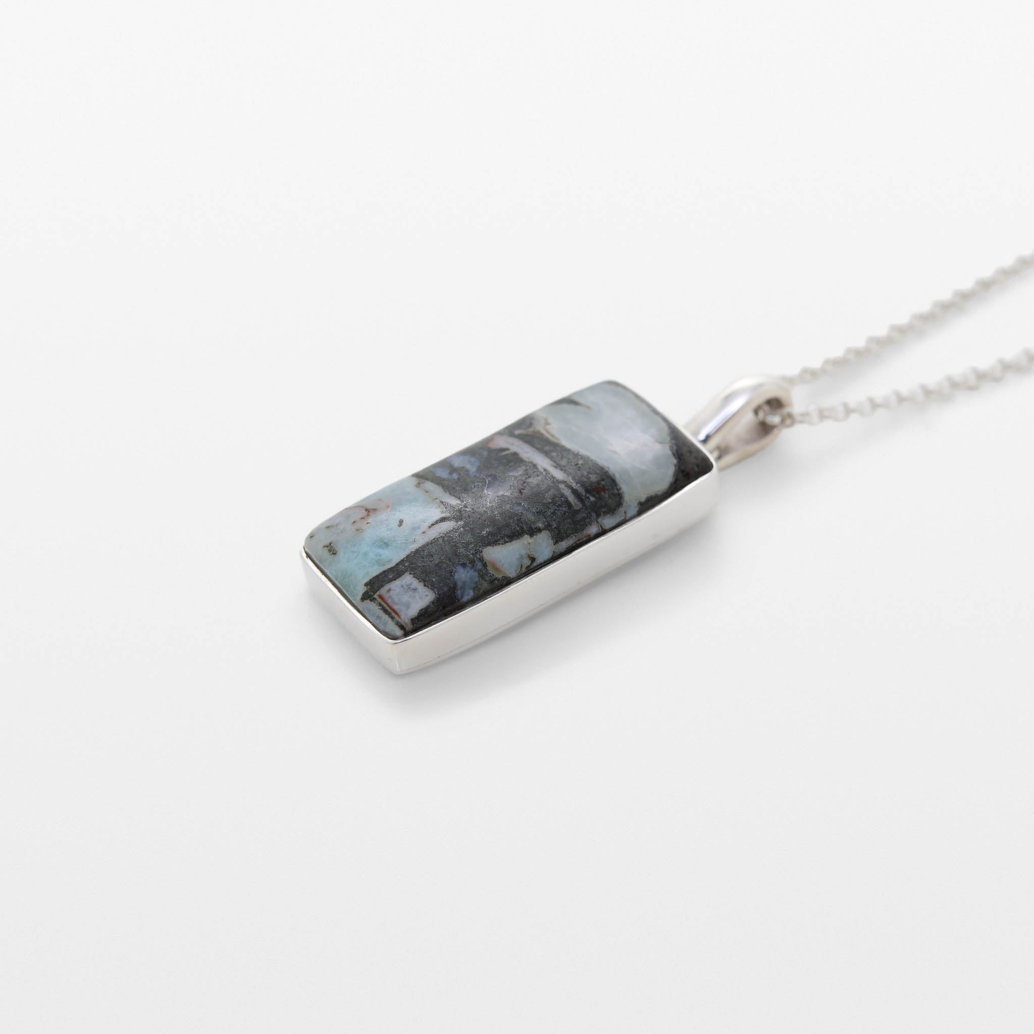 Larimar Specimen Pendant Bodie