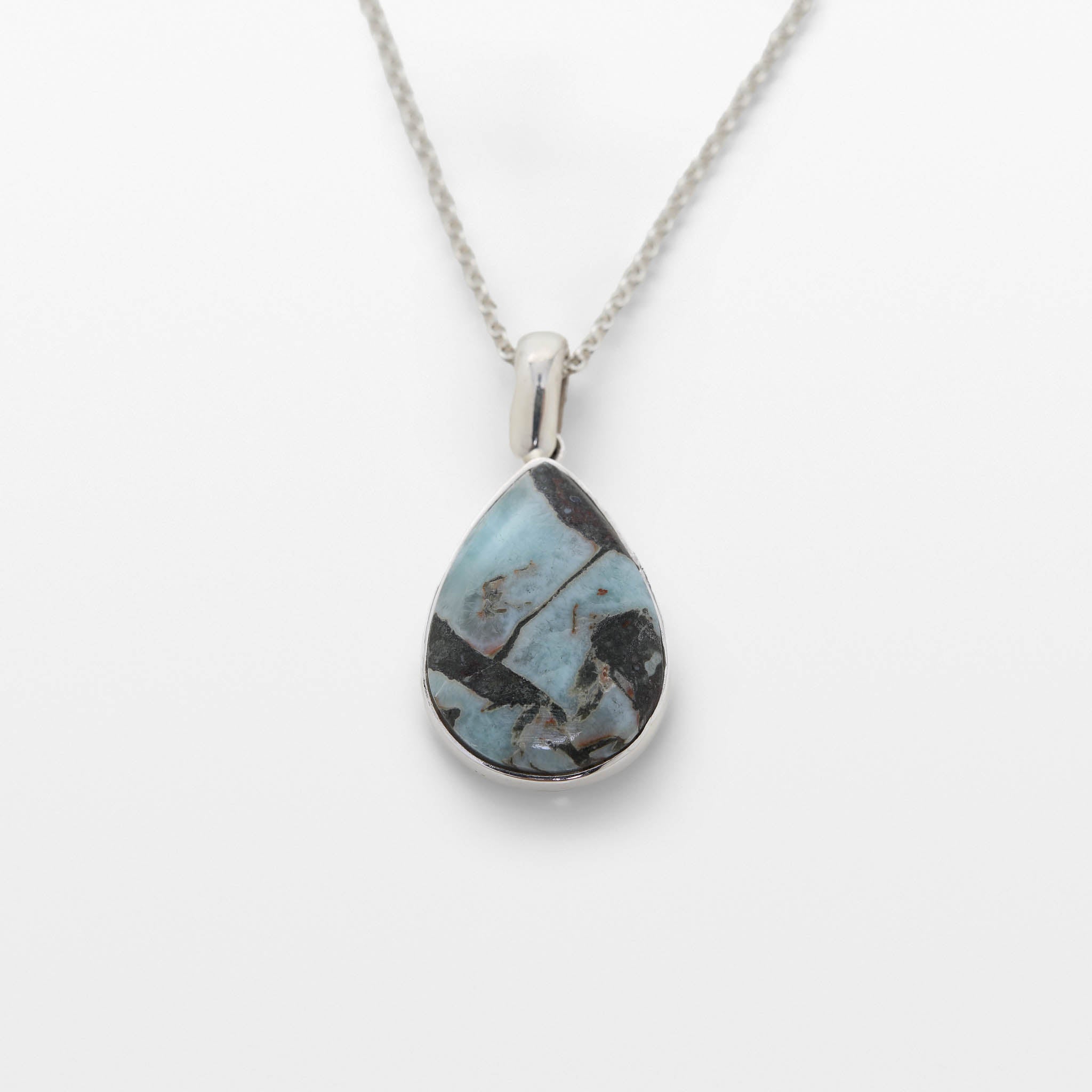 Larimar Specimen Pendant Bri