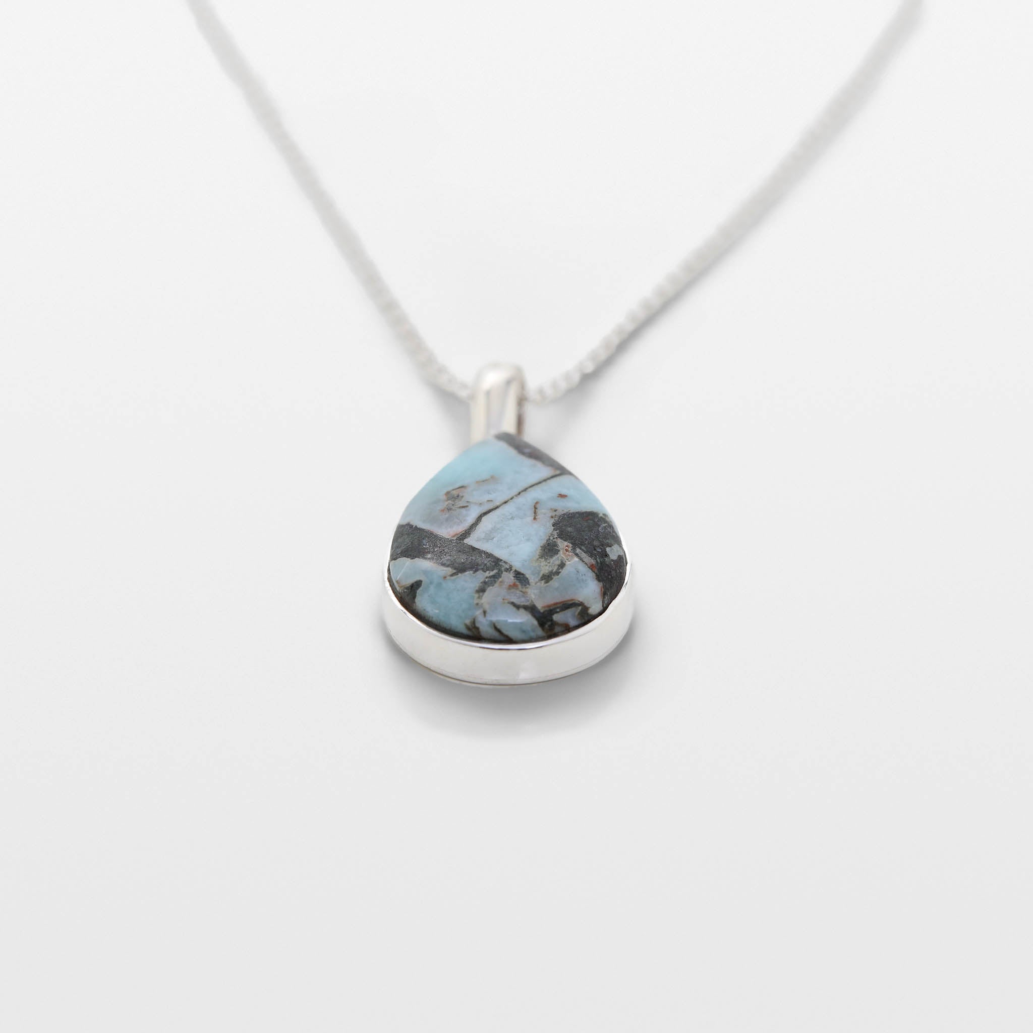 Larimar Specimen Pendant Bri