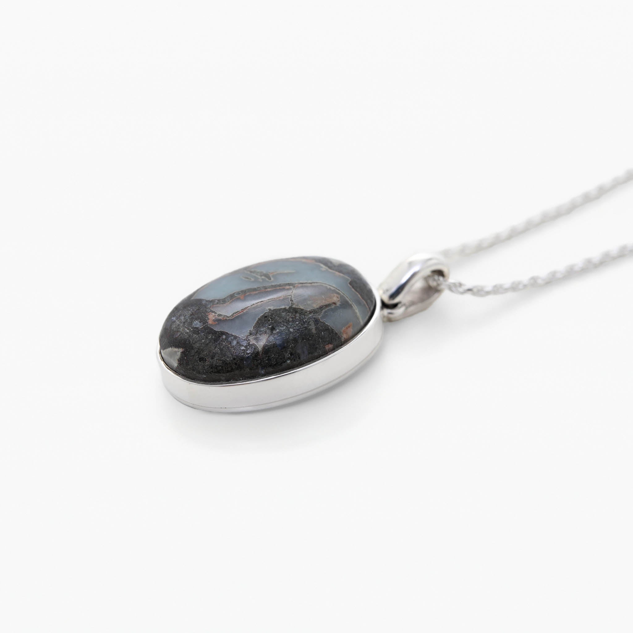 Larimar Specimen Pendant Brooke