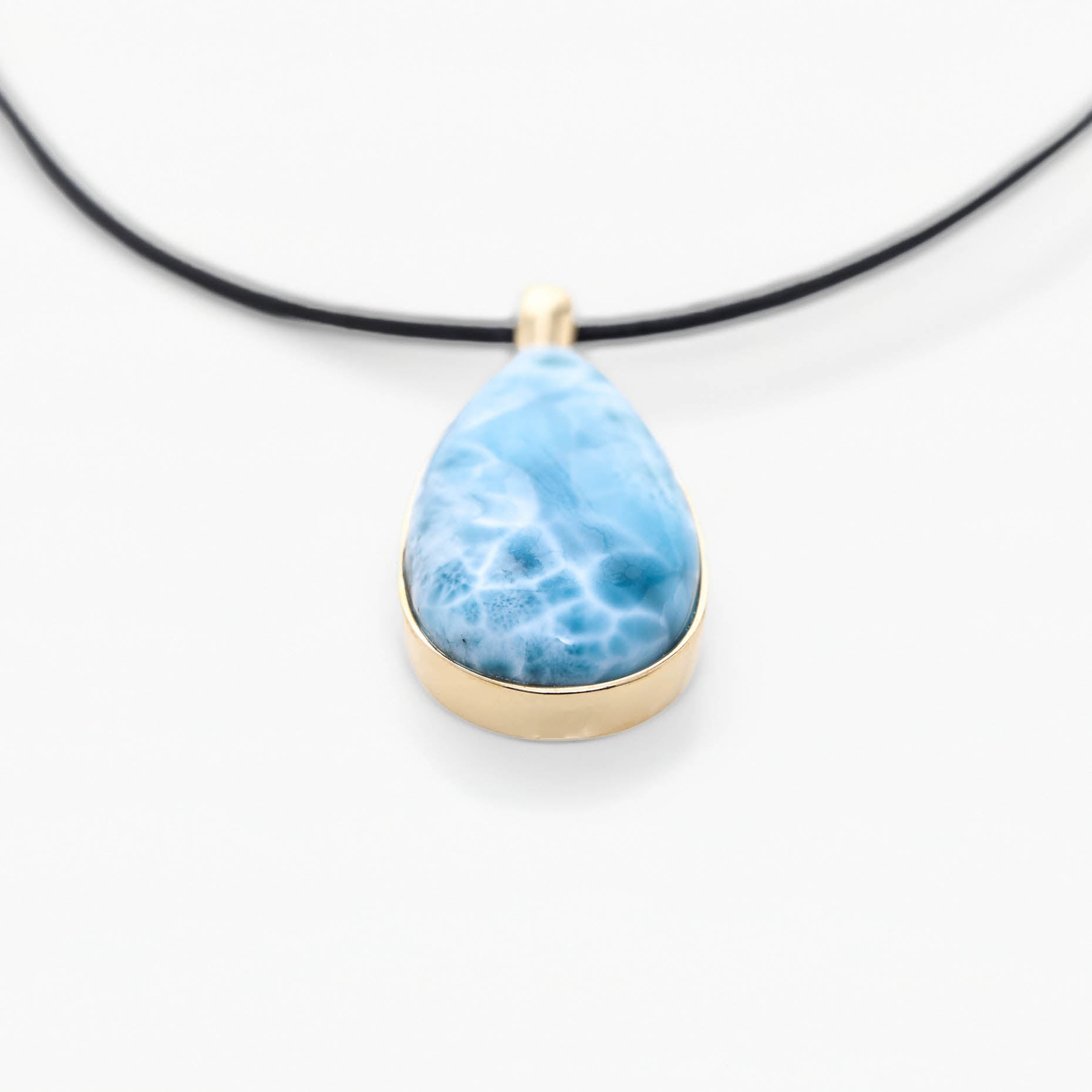 Larimar Gold Vermeil Pendant Camryn