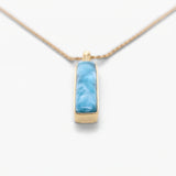 Larimar Gold Vermeil Pendant Cecilia