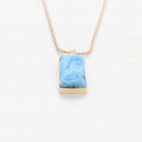 Larimar Gold Vermeil Pendant Charlotte