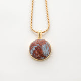 Gold Vermeil Larimar Pendant Galia