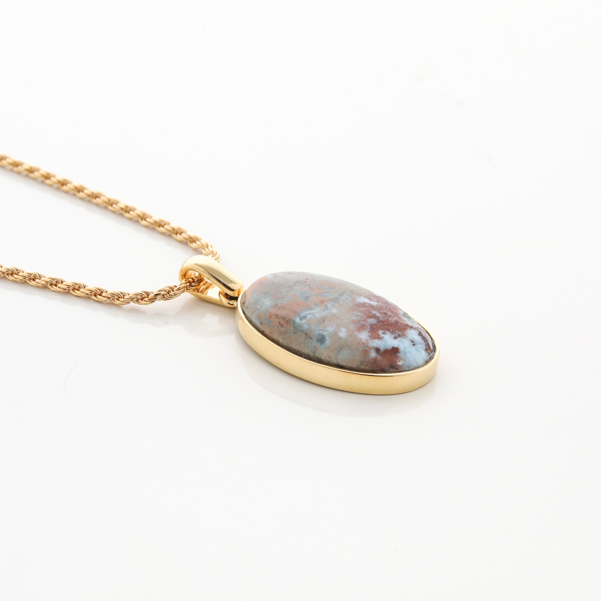 Gold Vermeil Larimar Pendant Gianna