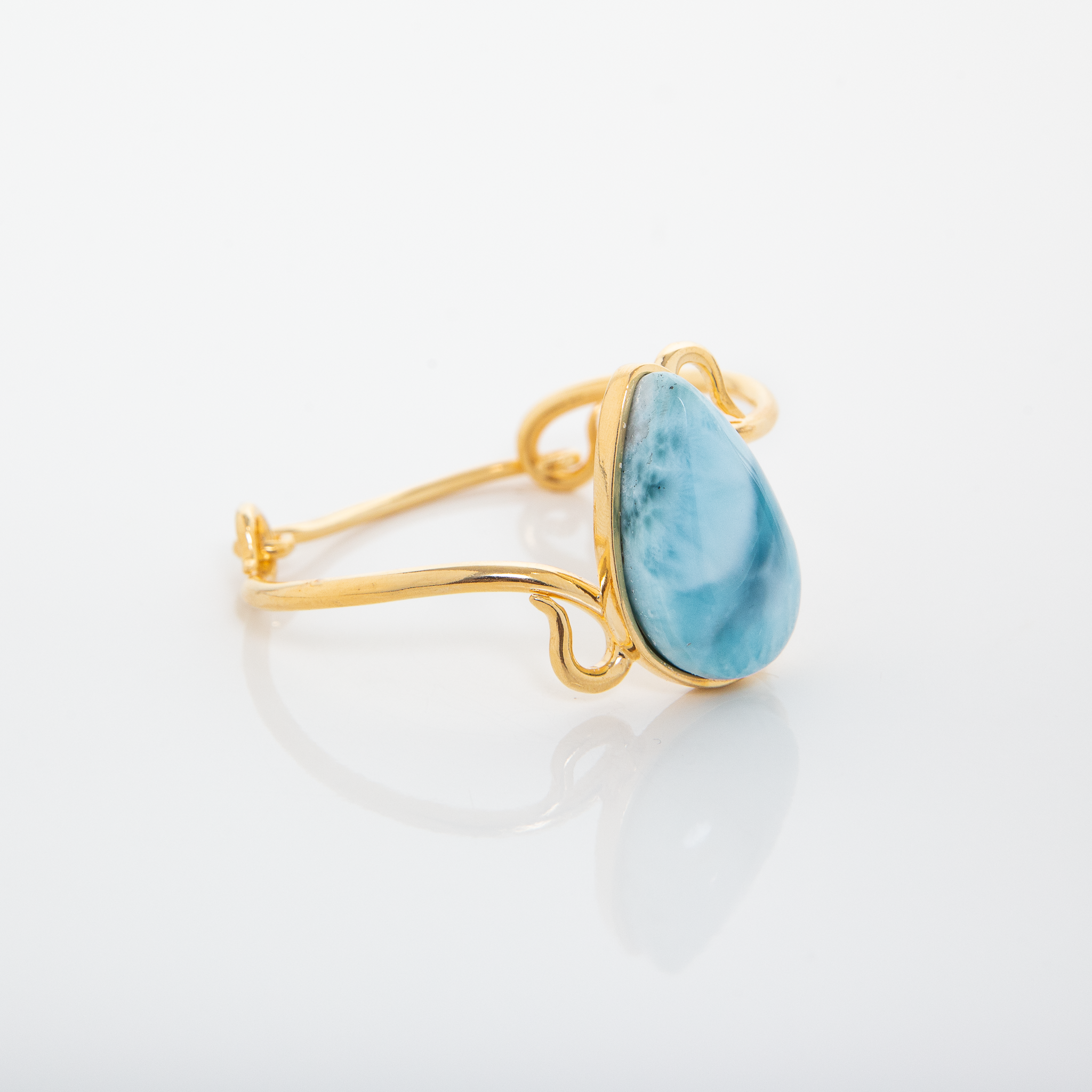 LarimarGold Vermeil Bangle Iris Media 1 of 4