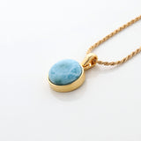 Gold Vermeil Larimar Pendant Rory