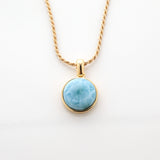 Gold Vermeil Larimar Pendant Rory