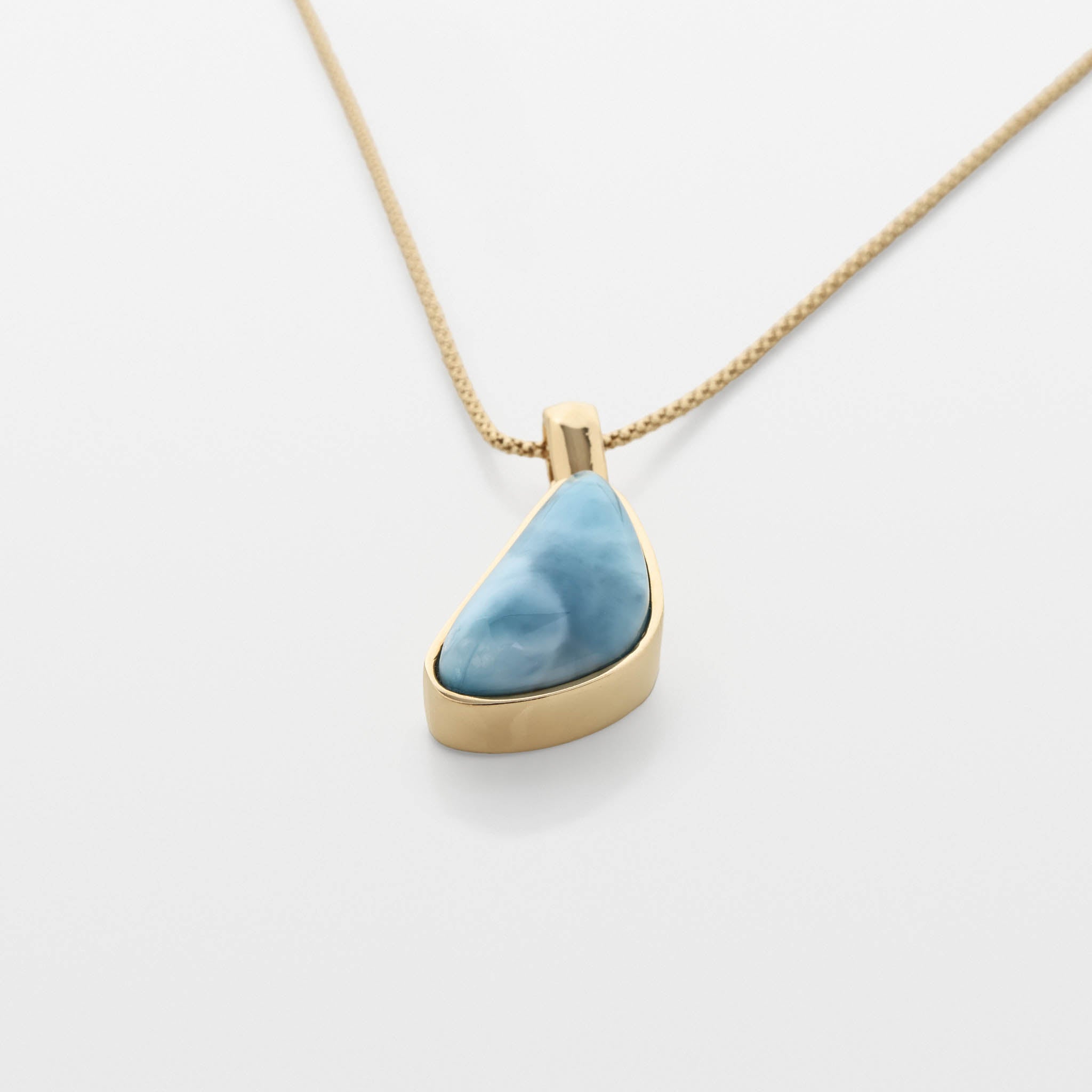 Larimar Gold Vermeil Pendant Palmer