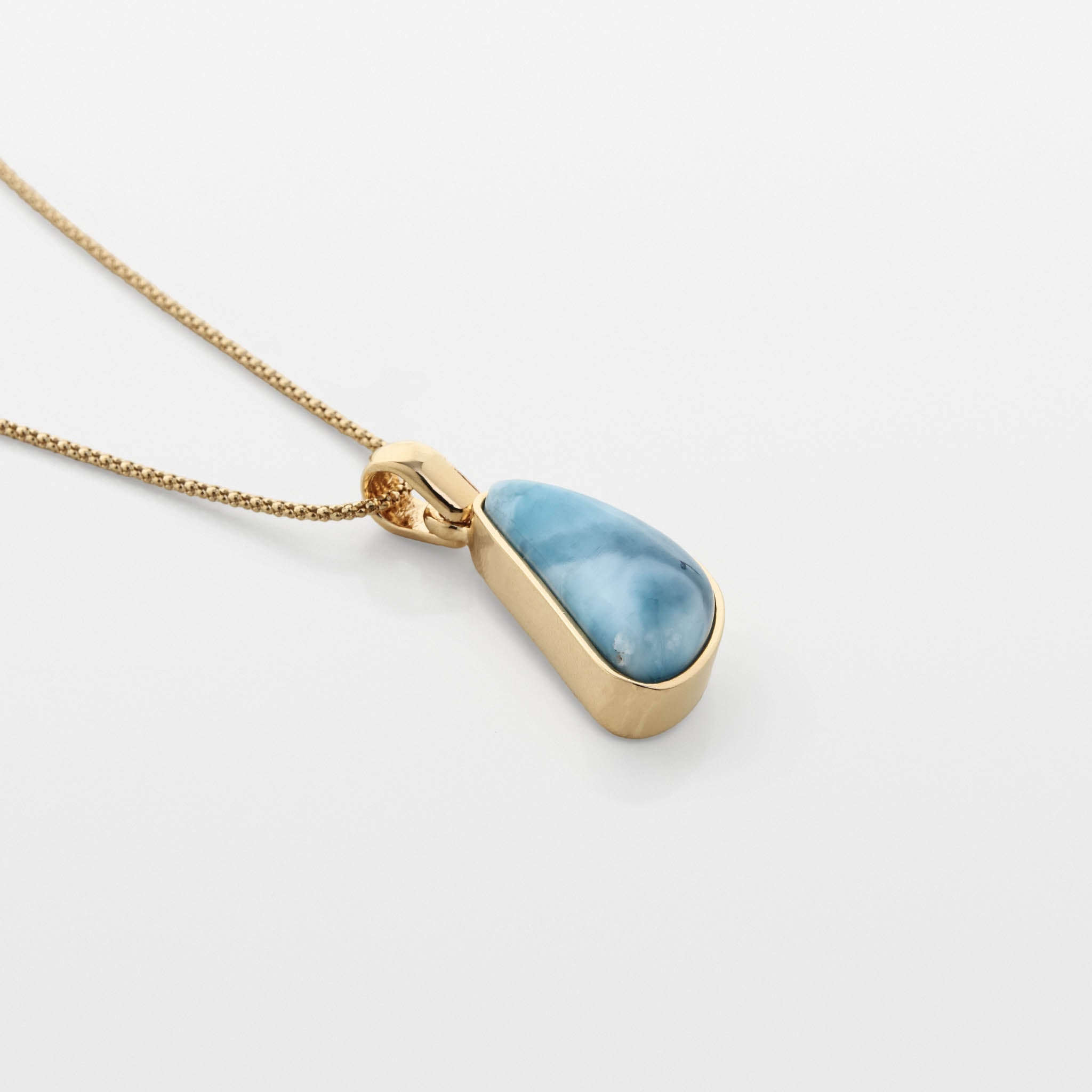 Larimar Gold Vermeil Pendant Palmer