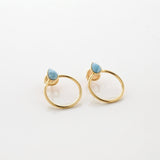 Vermeil Larimar Earrings Vera