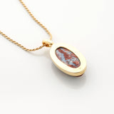 Gold Vermeil Larimar Pendant Gwen