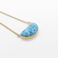 Gold Vermeil Larimar Necklace Isabelle