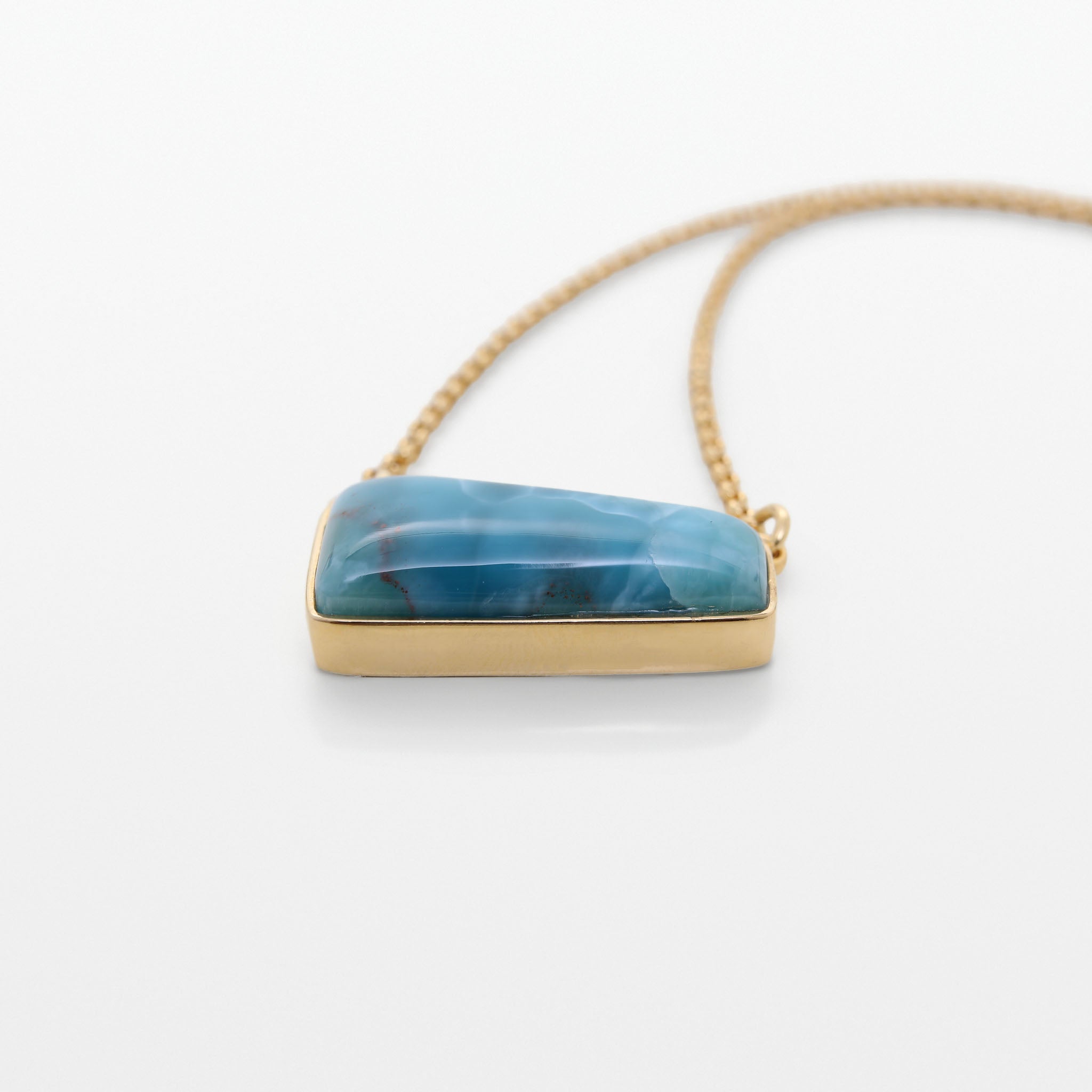 Gold Vermeil Larimar Necklace Isla