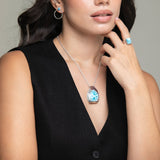 Larimar Gemstone Pure Pendant