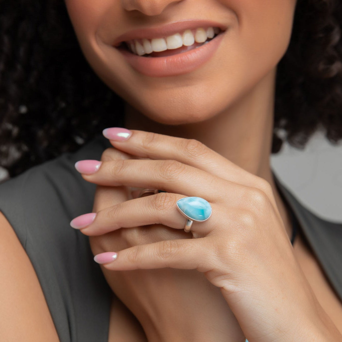Larimar Ring Annie