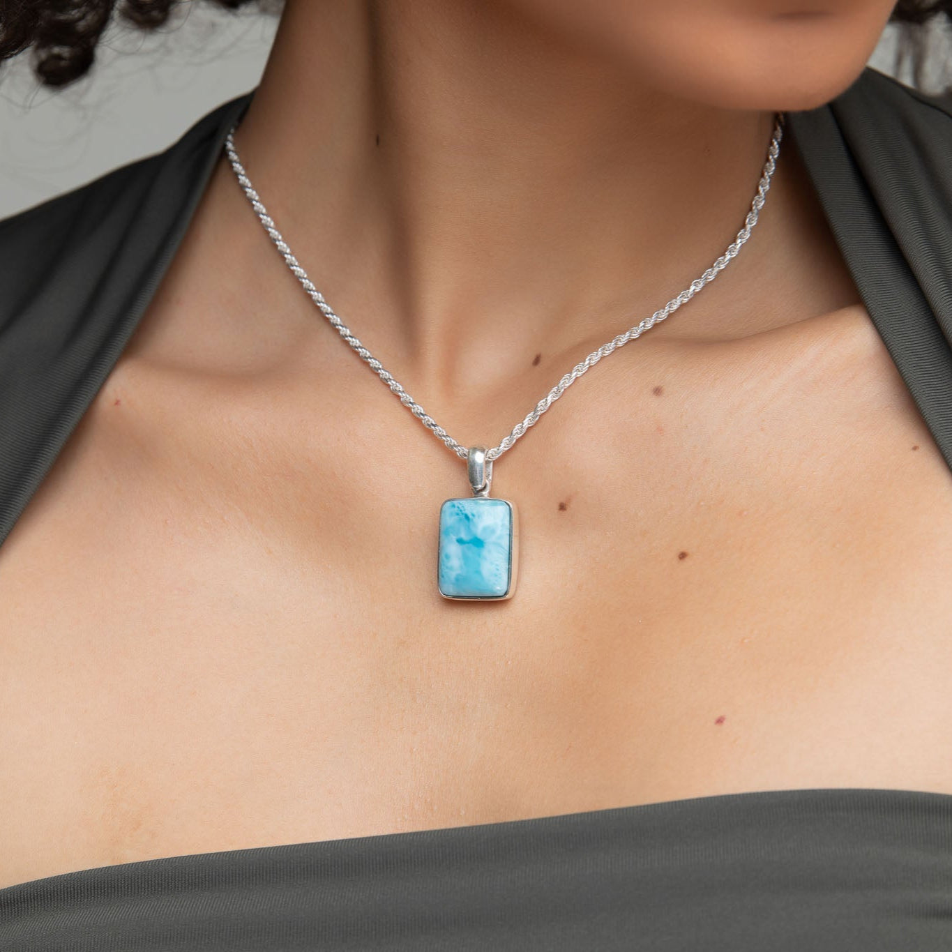Larimar Pendant Avery