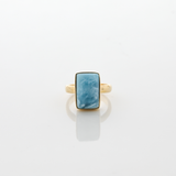 Gold Vermeil Larimar Ring Reid