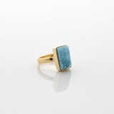 Gold Vermeil Larimar Ring Reid