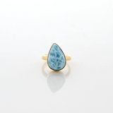 Gold Vermeil Larimar Ring Samara