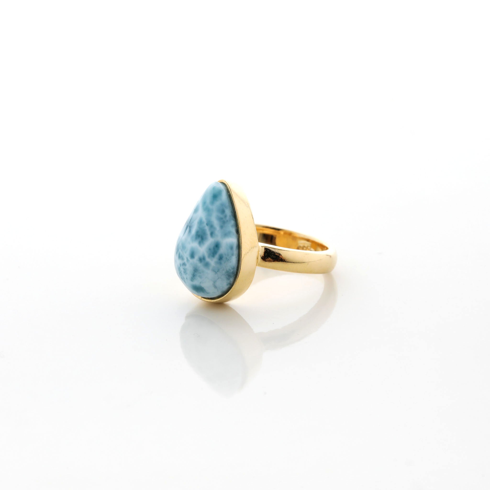 Gold Vermeil Larimar Ring Samara