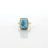 Gold Vermeil Larimar Ring Sienna