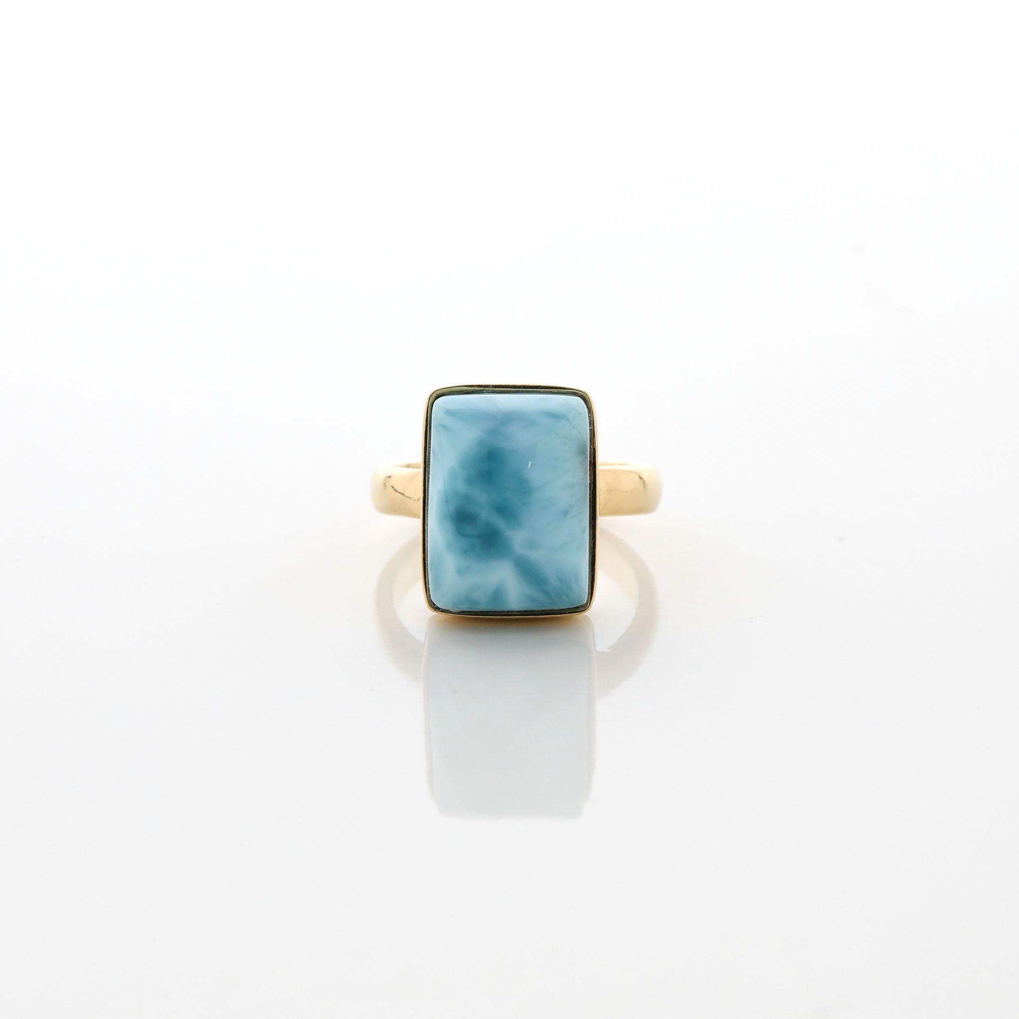 Gold Vermeil Larimar Ring Sienna